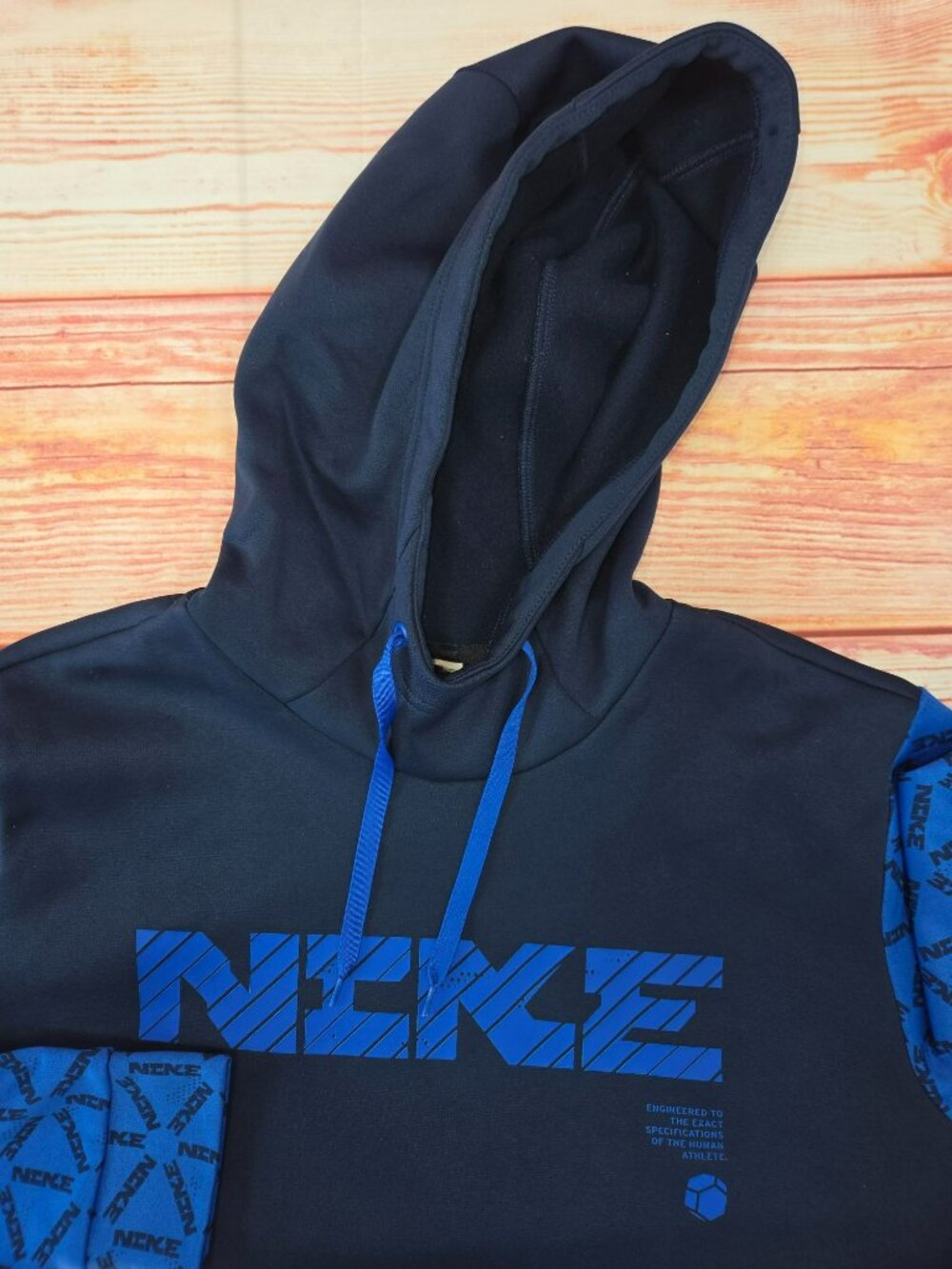 Nike Mens Blue Pullover Hoodie XL